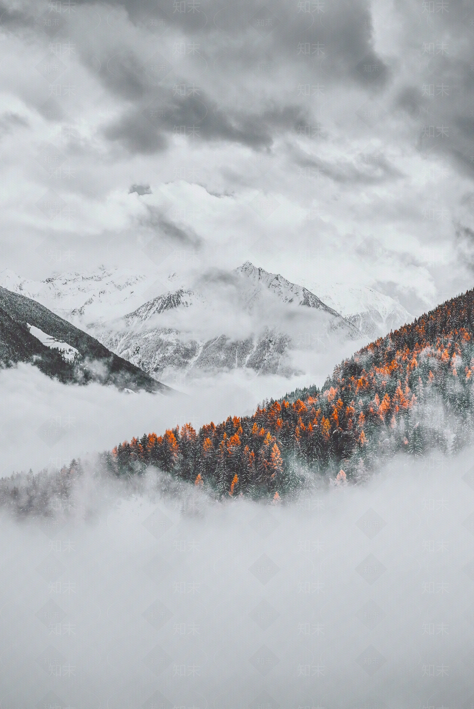 雪山高清贴图材质