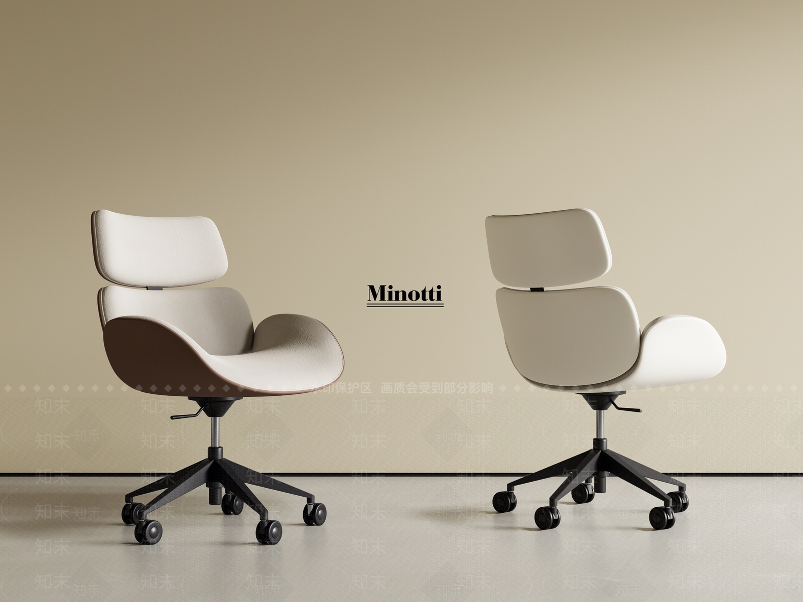 现代办公椅SU模型下载【ID:1192216763】