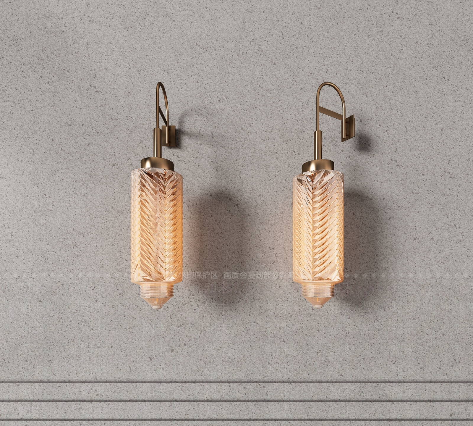 现代水晶壁灯3D模型下载【ID:1192219237】