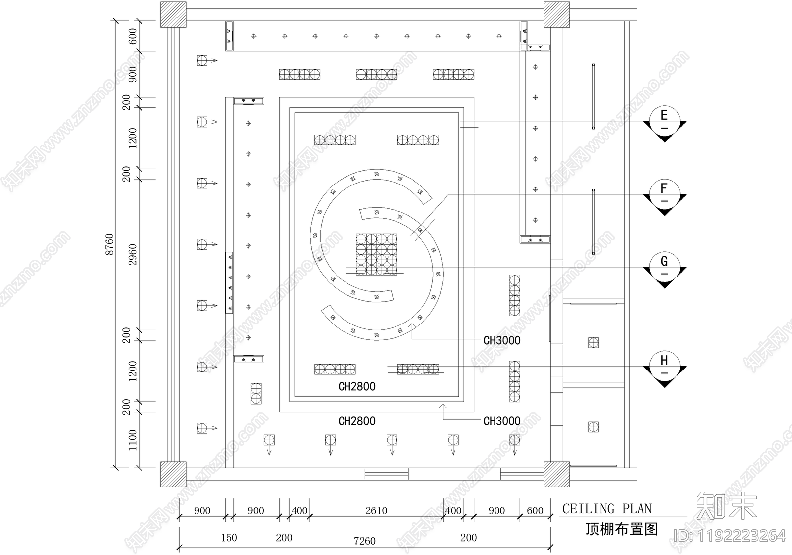 服装店cad施工图下载【ID:1192223264】