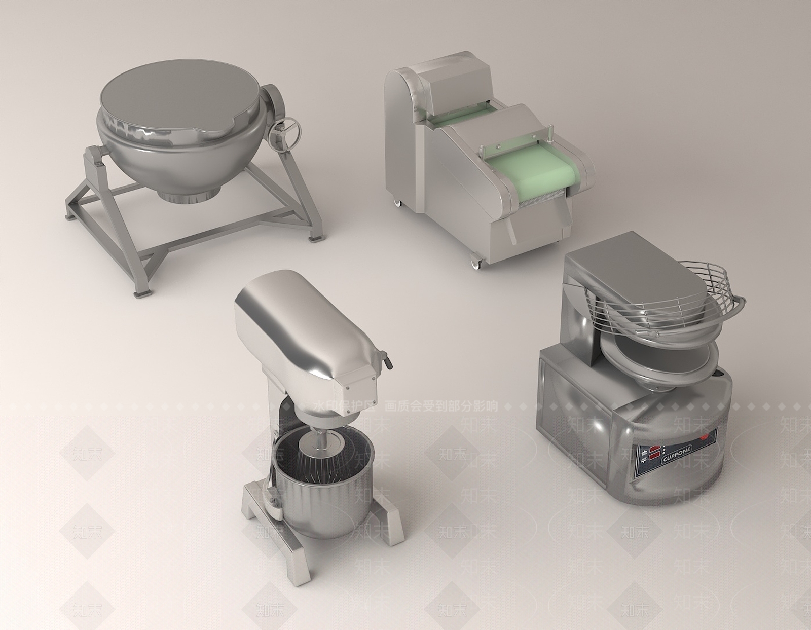 厨房用品3D模型下载【ID:1192226960】