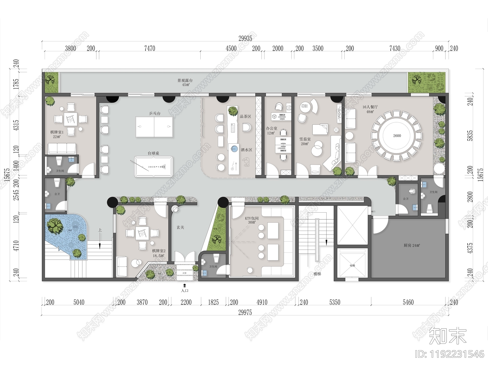 工装平面图施工图下载【ID:1192231546】