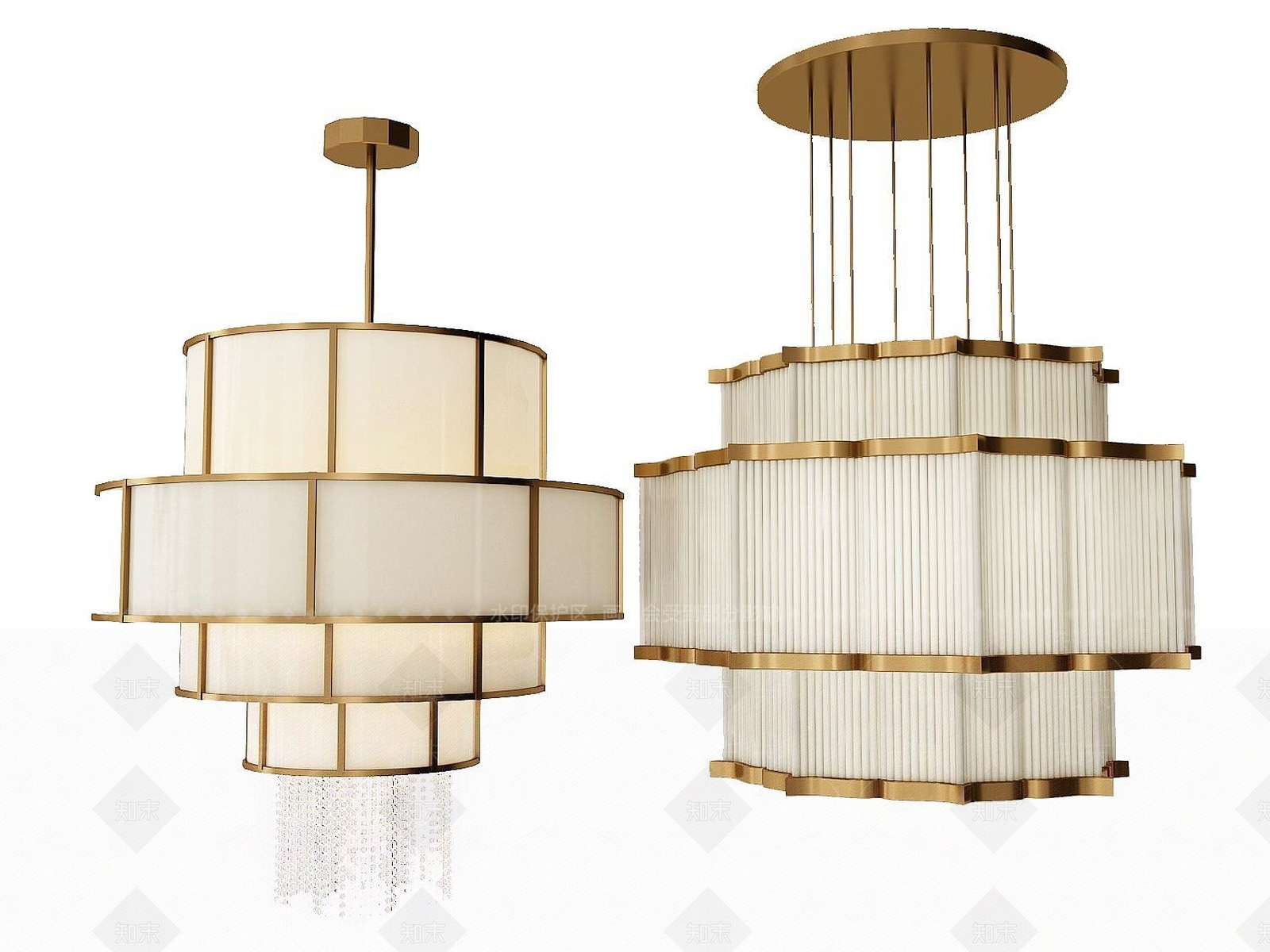 欧式古典欧式圆形工艺吊灯3D模型下载【ID:1192239854】