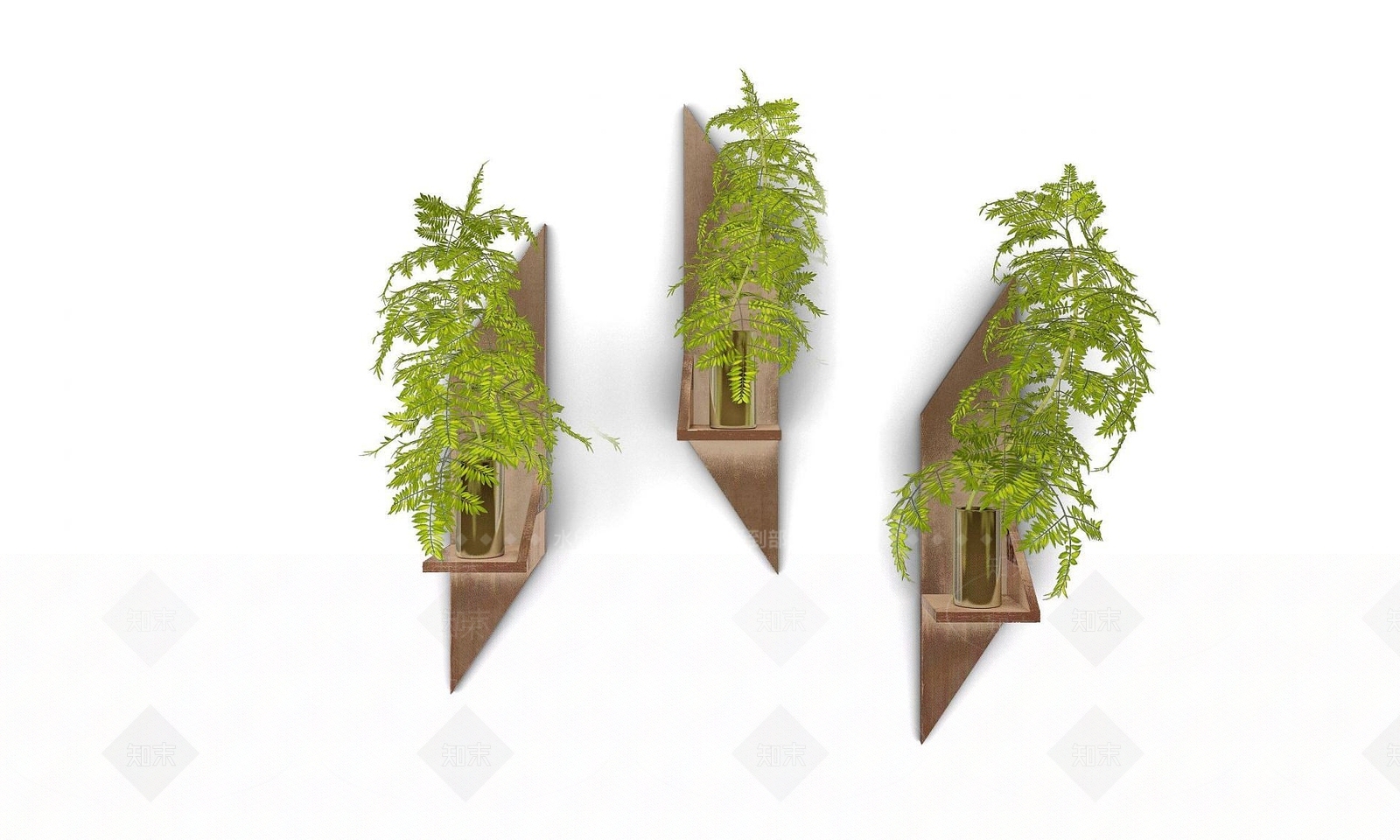 现代装饰植物花架3D模型下载【ID:1192241224】