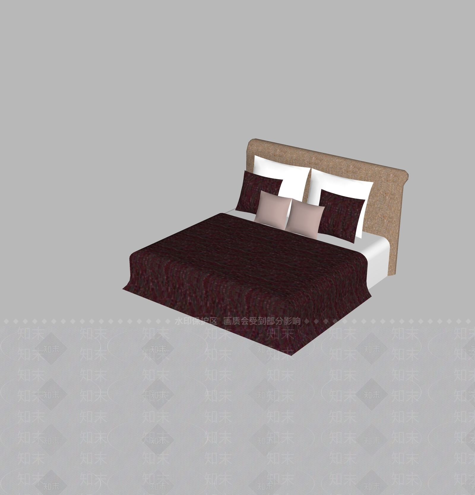 现代儿童床SU模型下载【ID:1192241383】