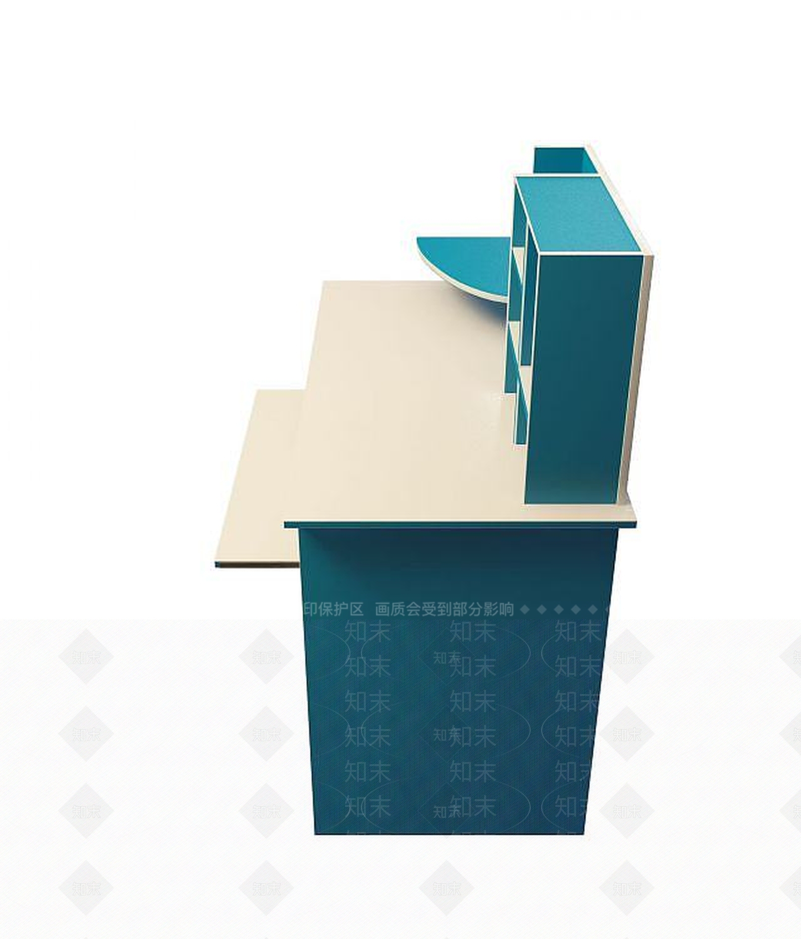 现代卧室电脑桌3D模型下载【ID:1192241823】