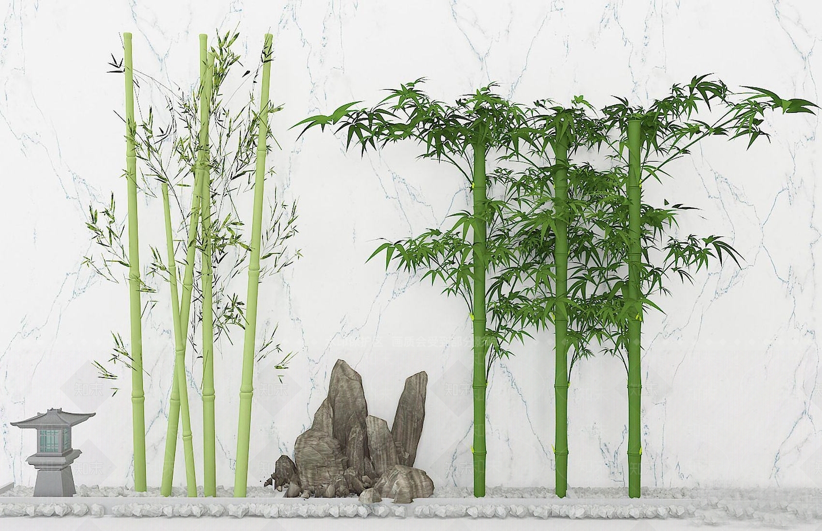 现代绿植竹子3D模型下载【ID:1192241920】