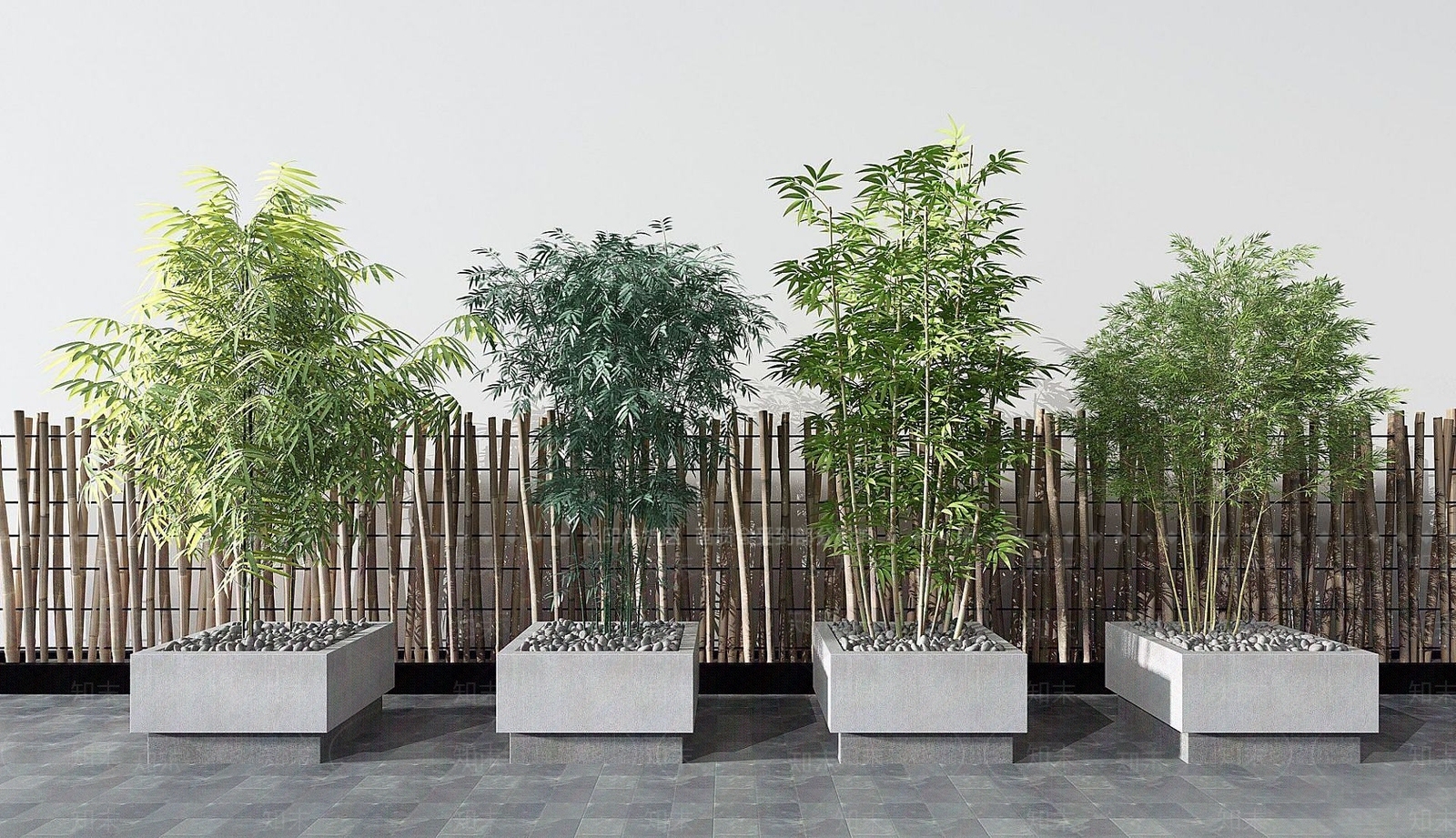 现代绿植竹子3D模型下载【ID:1192242233】