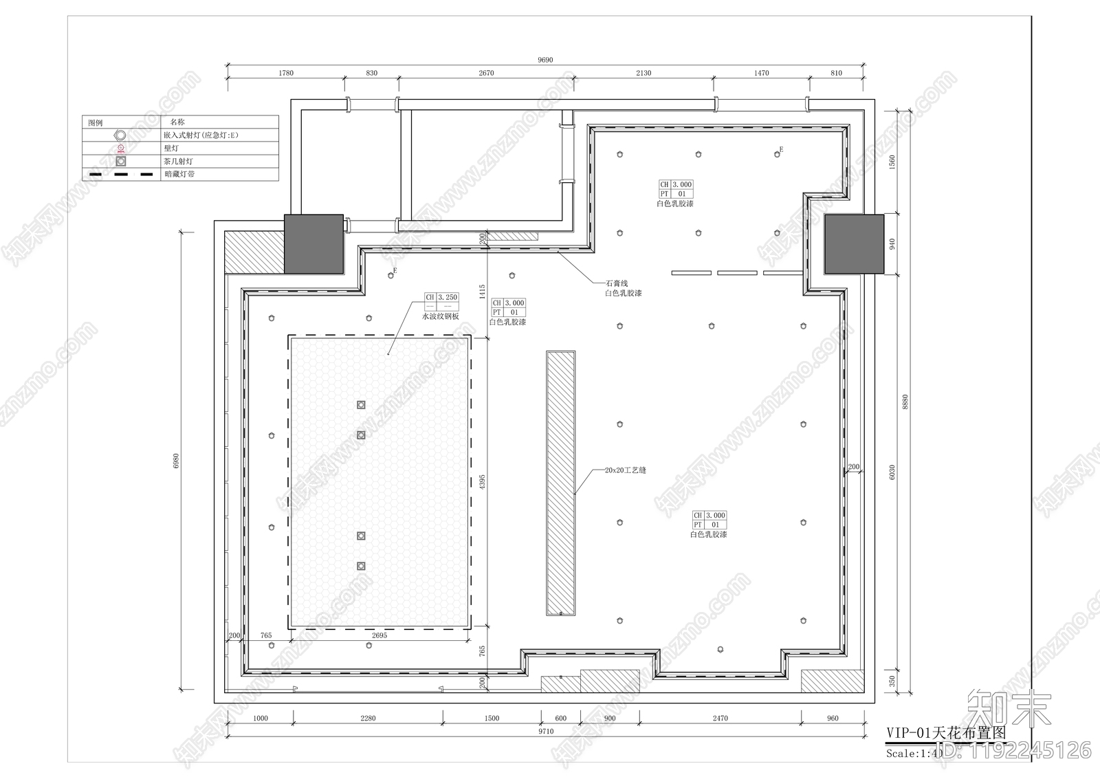 现代KTVcad施工图下载【ID:1192245126】