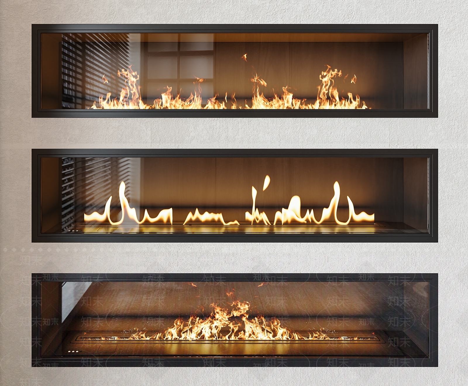 现代壁炉3D模型下载【ID:1192247453】