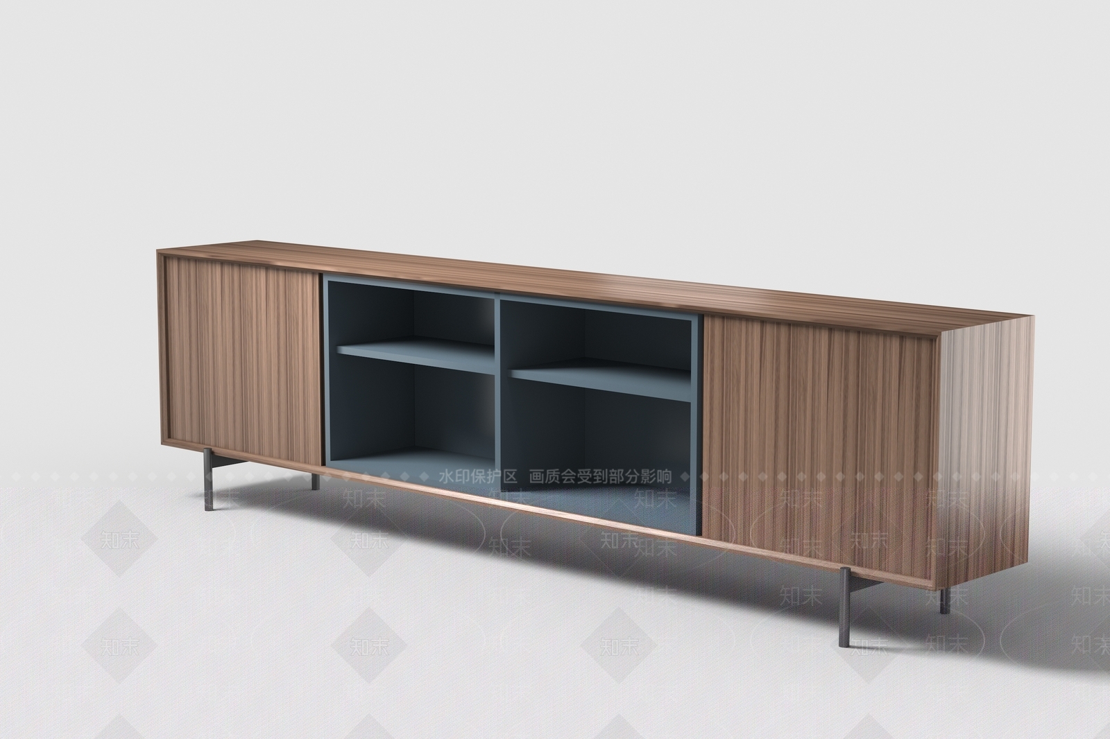 现代意式餐边柜3D模型下载【ID:1192248635】