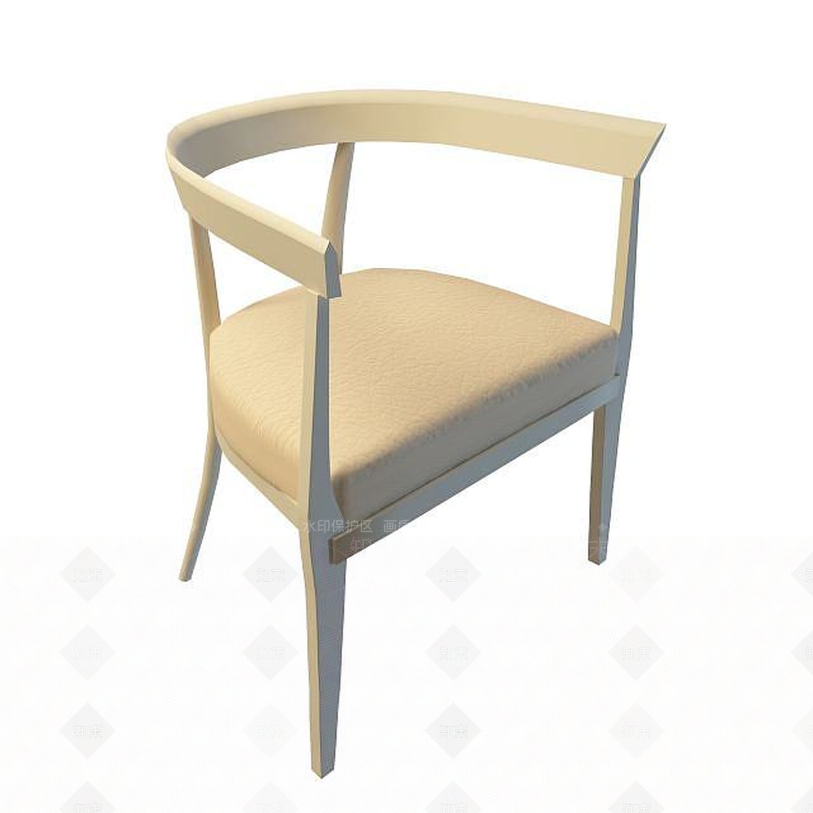 现代休闲椅3D模型下载【ID:1199349953】