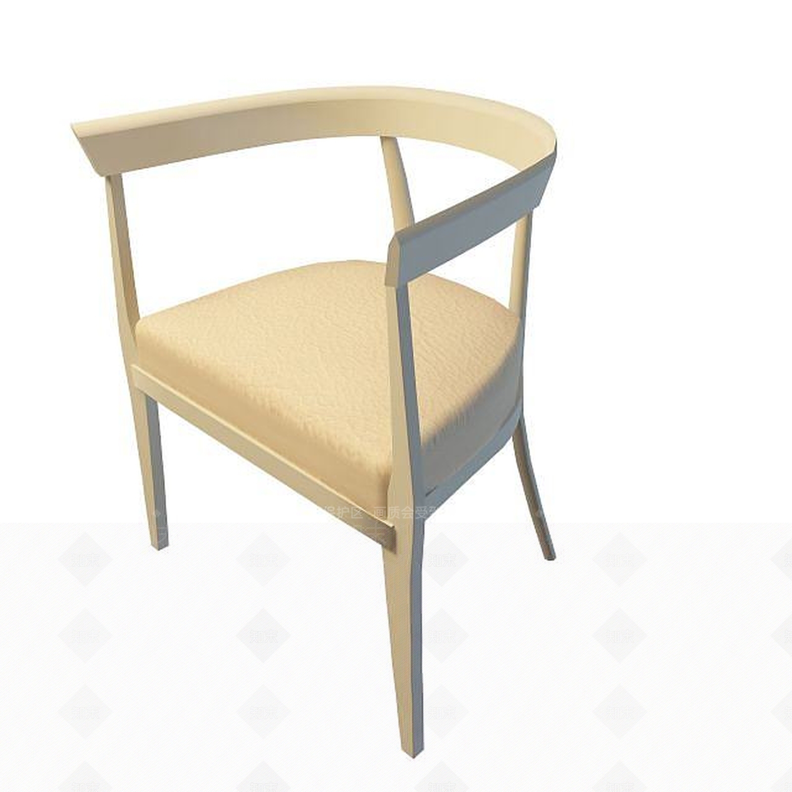 现代休闲椅3D模型下载【ID:1199349953】