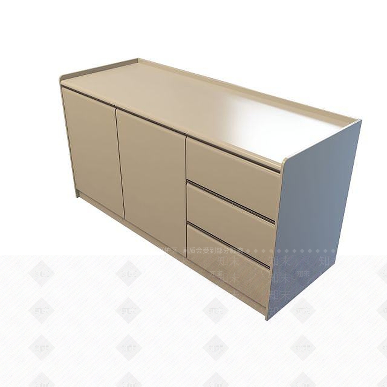 现代衣柜3D模型下载【ID:1199349882】