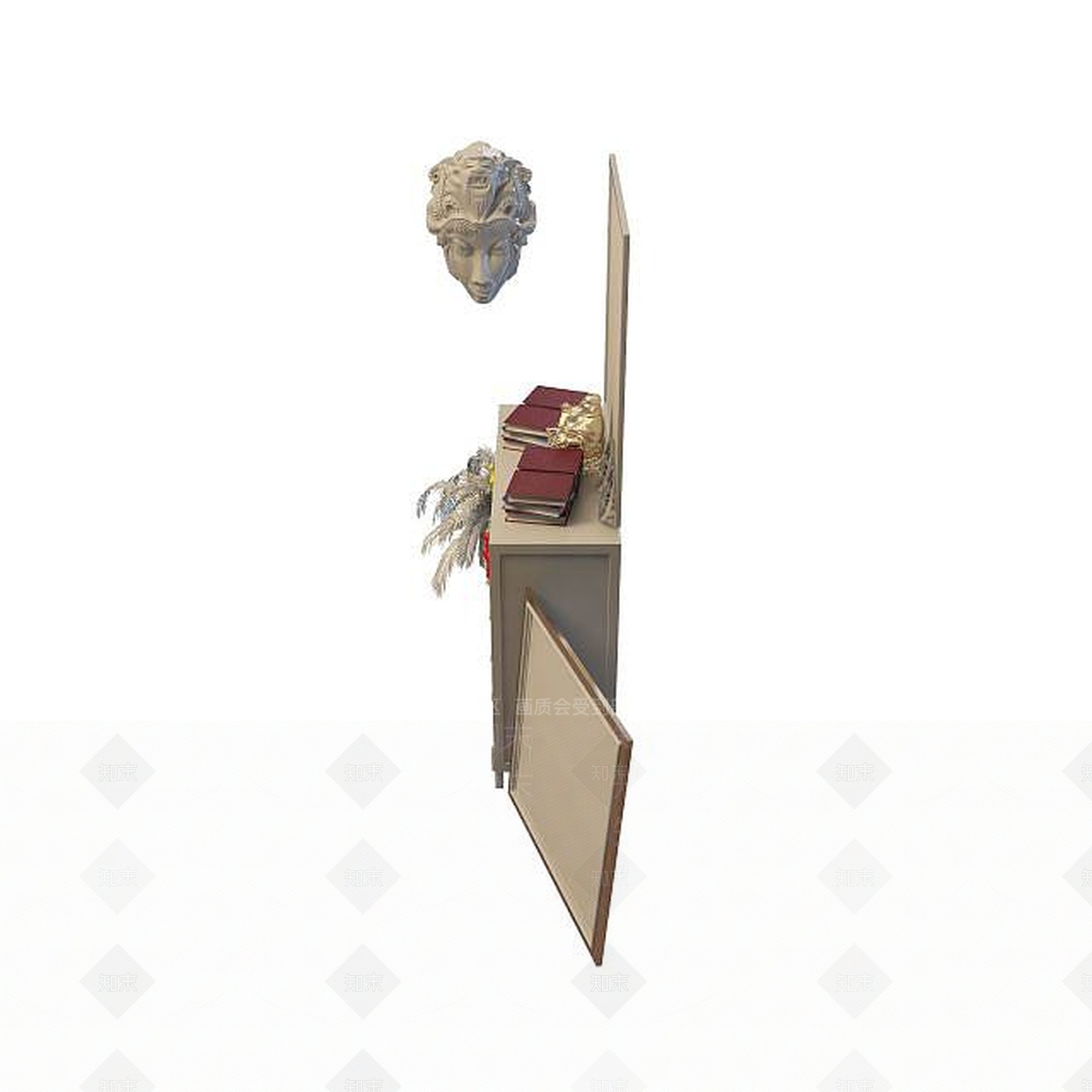现代衣柜3D模型下载【ID:1199353473】