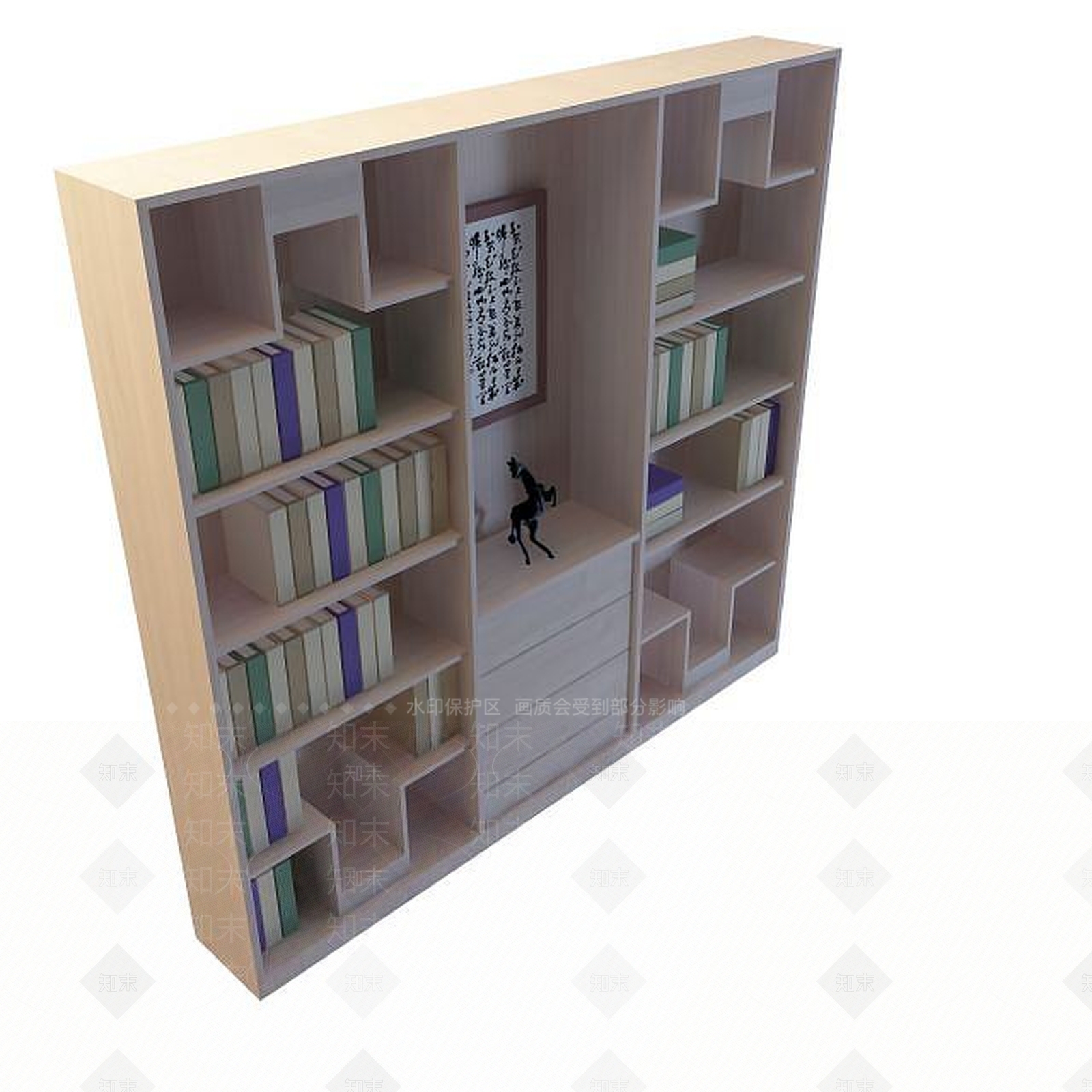 现代衣柜3D模型下载【ID:1192257432】