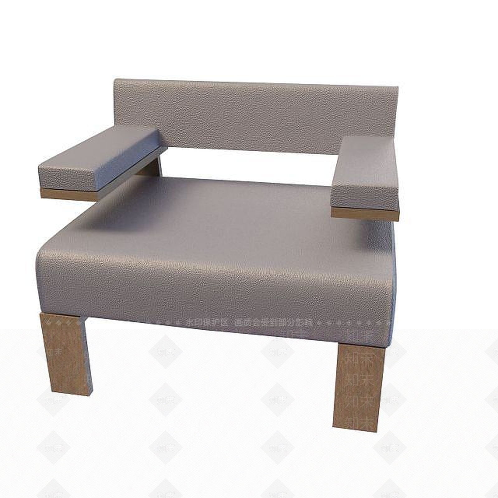现代双人沙发3D模型下载【ID:1192257828】