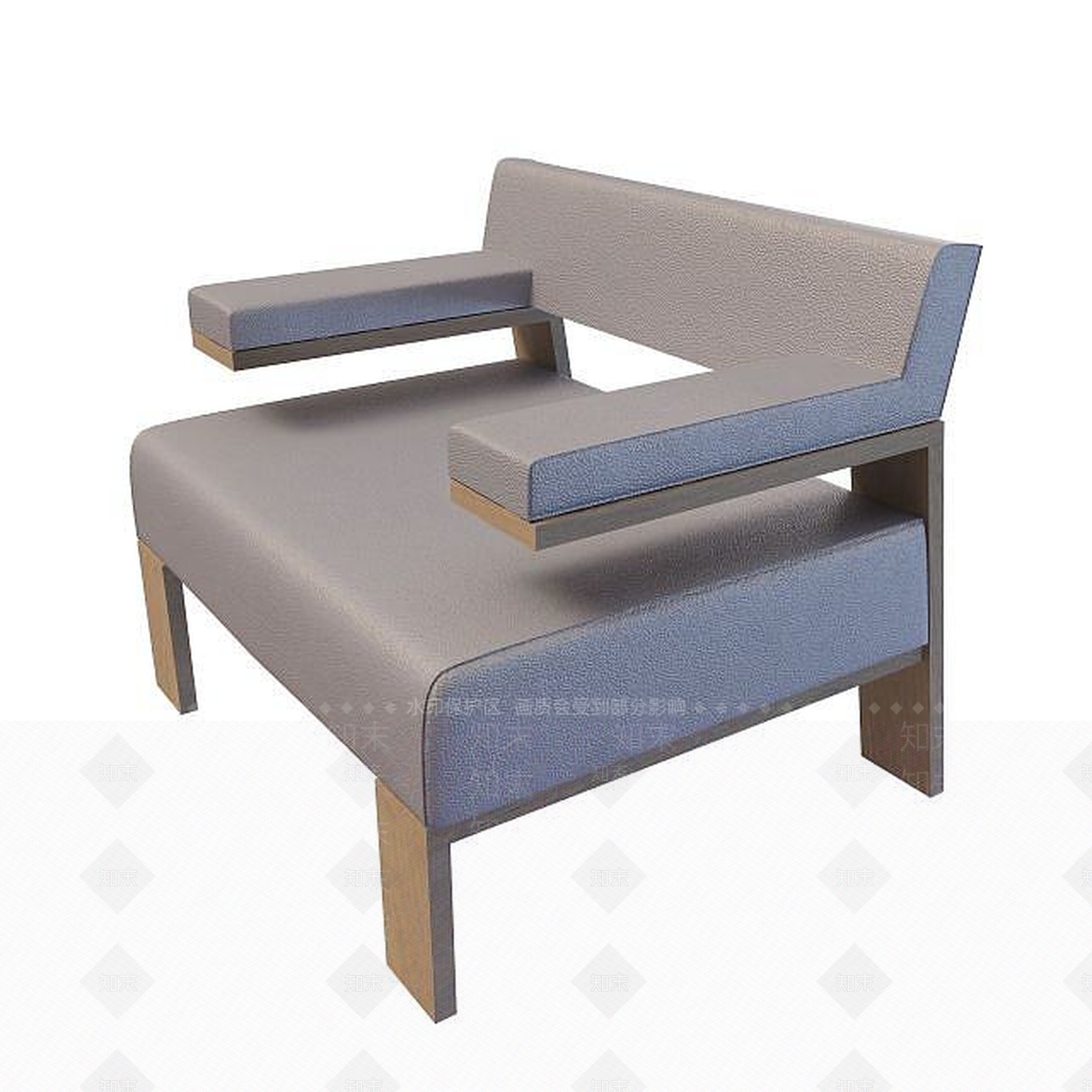 现代双人沙发3D模型下载【ID:1192257828】