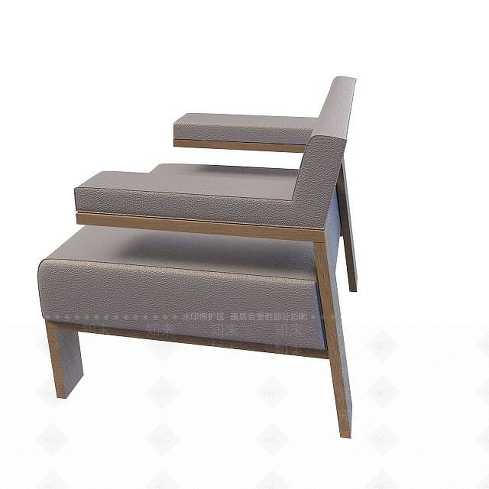 现代双人沙发3D模型下载【ID:1192257828】