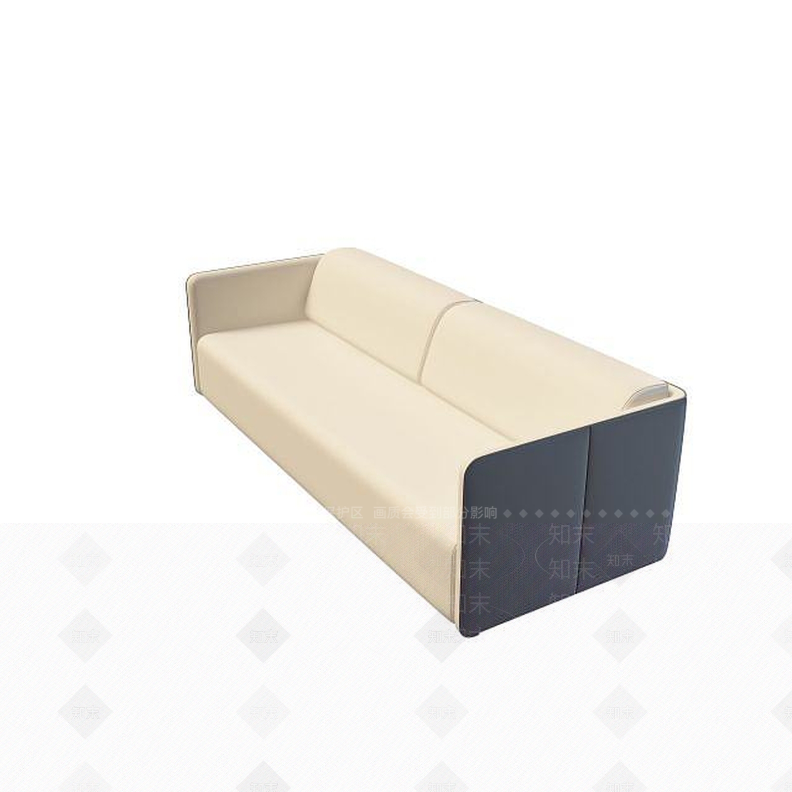 现代双人沙发3D模型下载【ID:1199349630】