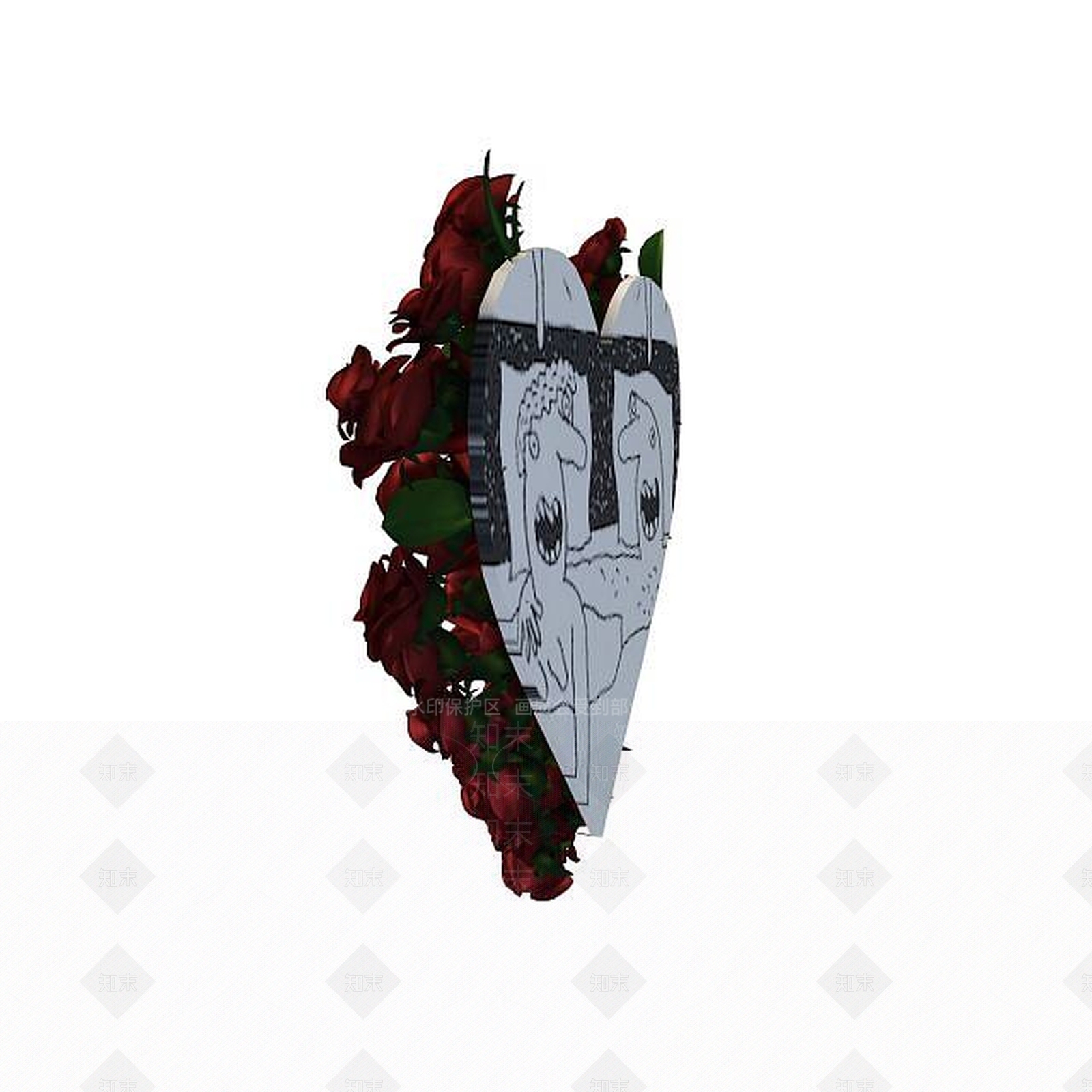 现代摆件组合3D模型下载【ID:1192258122】