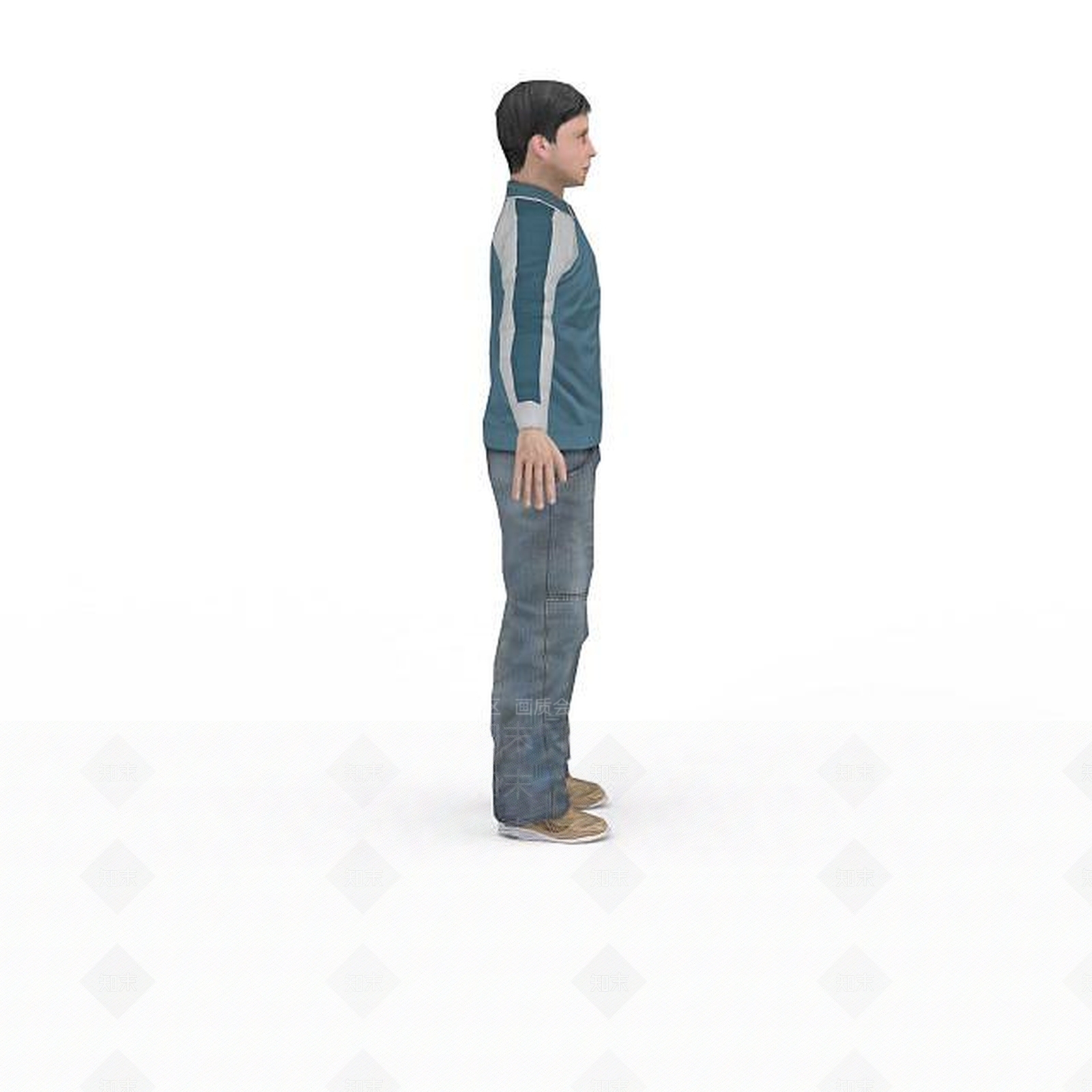 现代虚拟人物3D模型下载【ID:1199322626】
