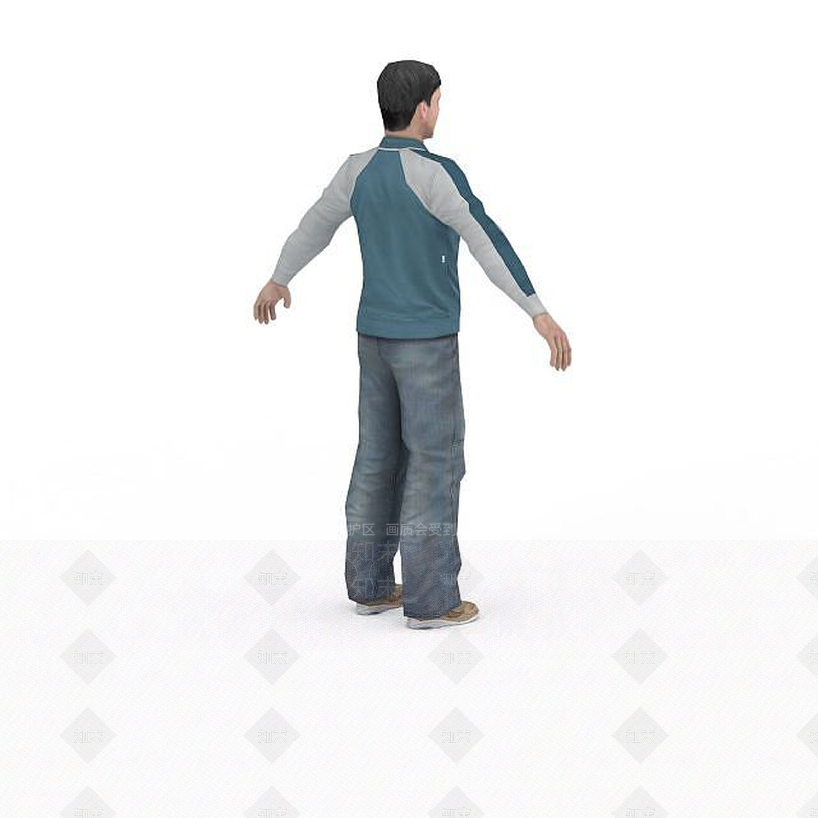 现代虚拟人物3D模型下载【ID:1199322626】