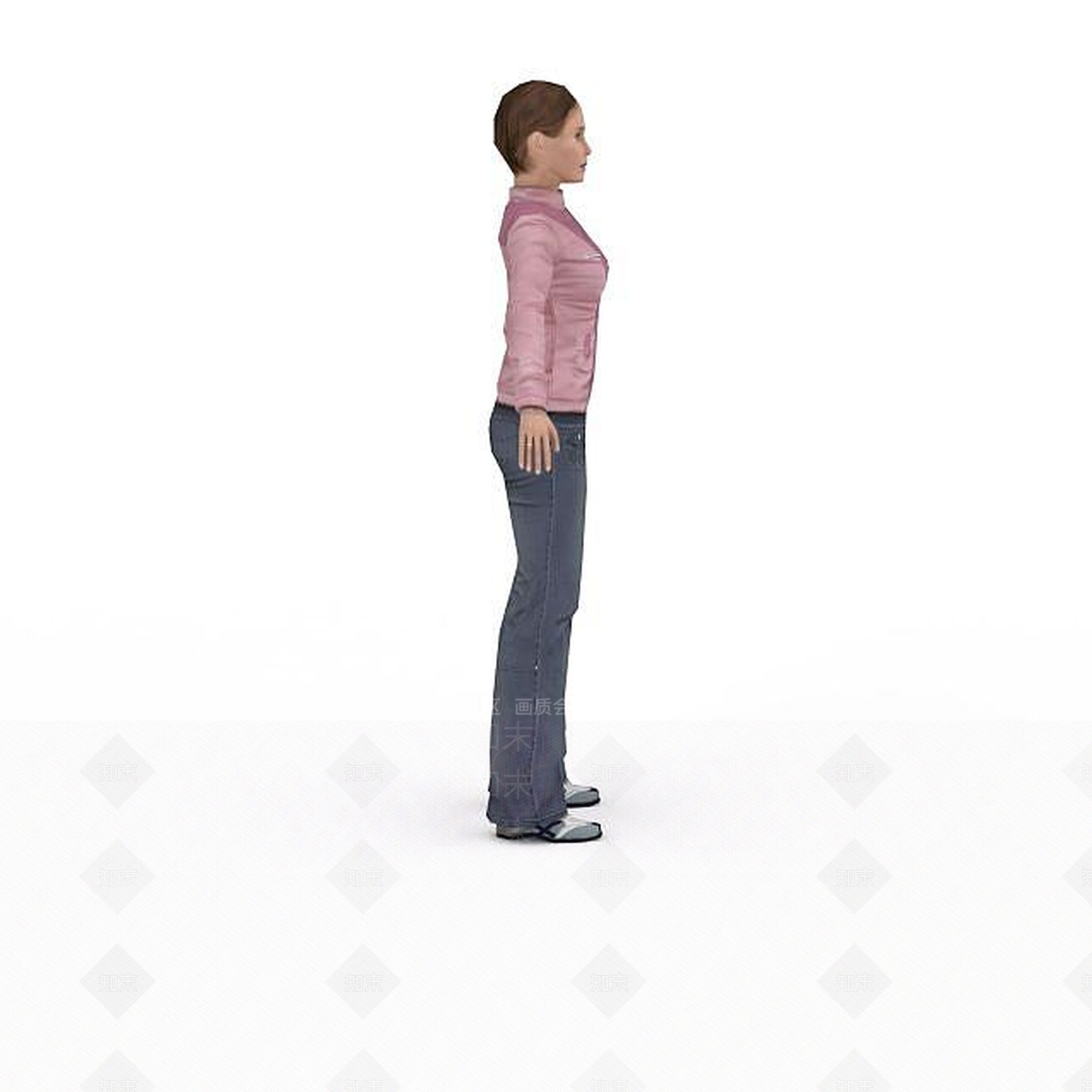 现代虚拟人物3D模型下载【ID:1199322673】