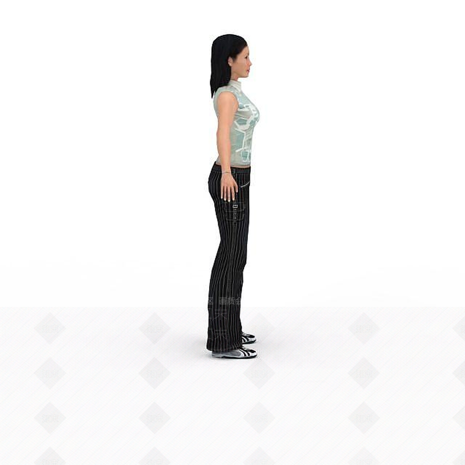 现代虚拟人物3D模型下载【ID:1199322529】
