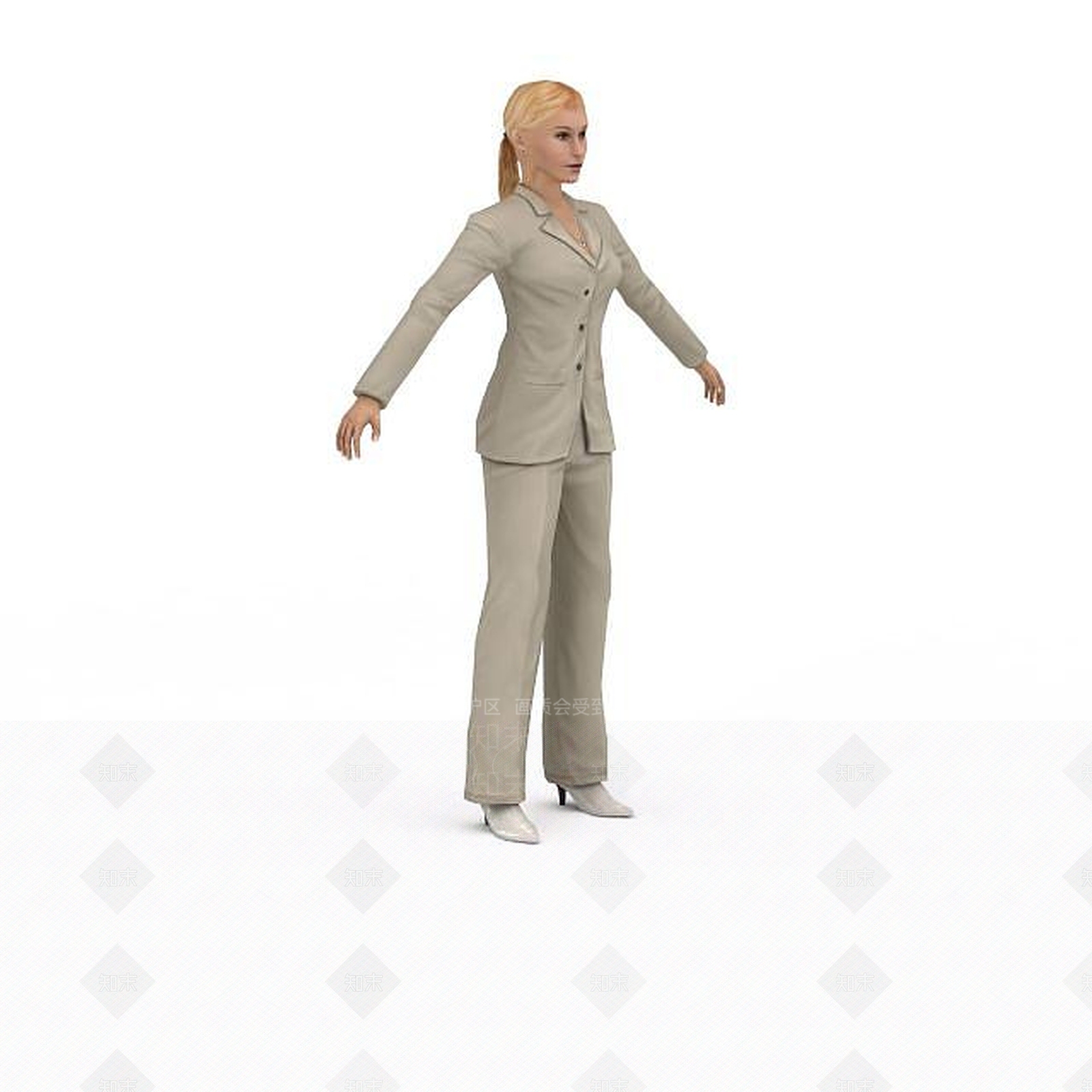 现代虚拟人物3D模型下载【ID:1199322566】