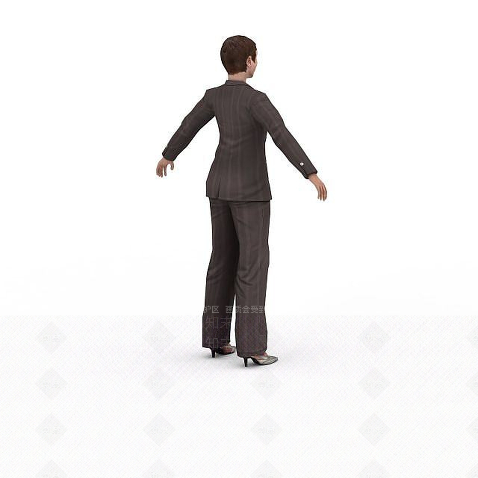现代虚拟人物3D模型下载【ID:1199322535】