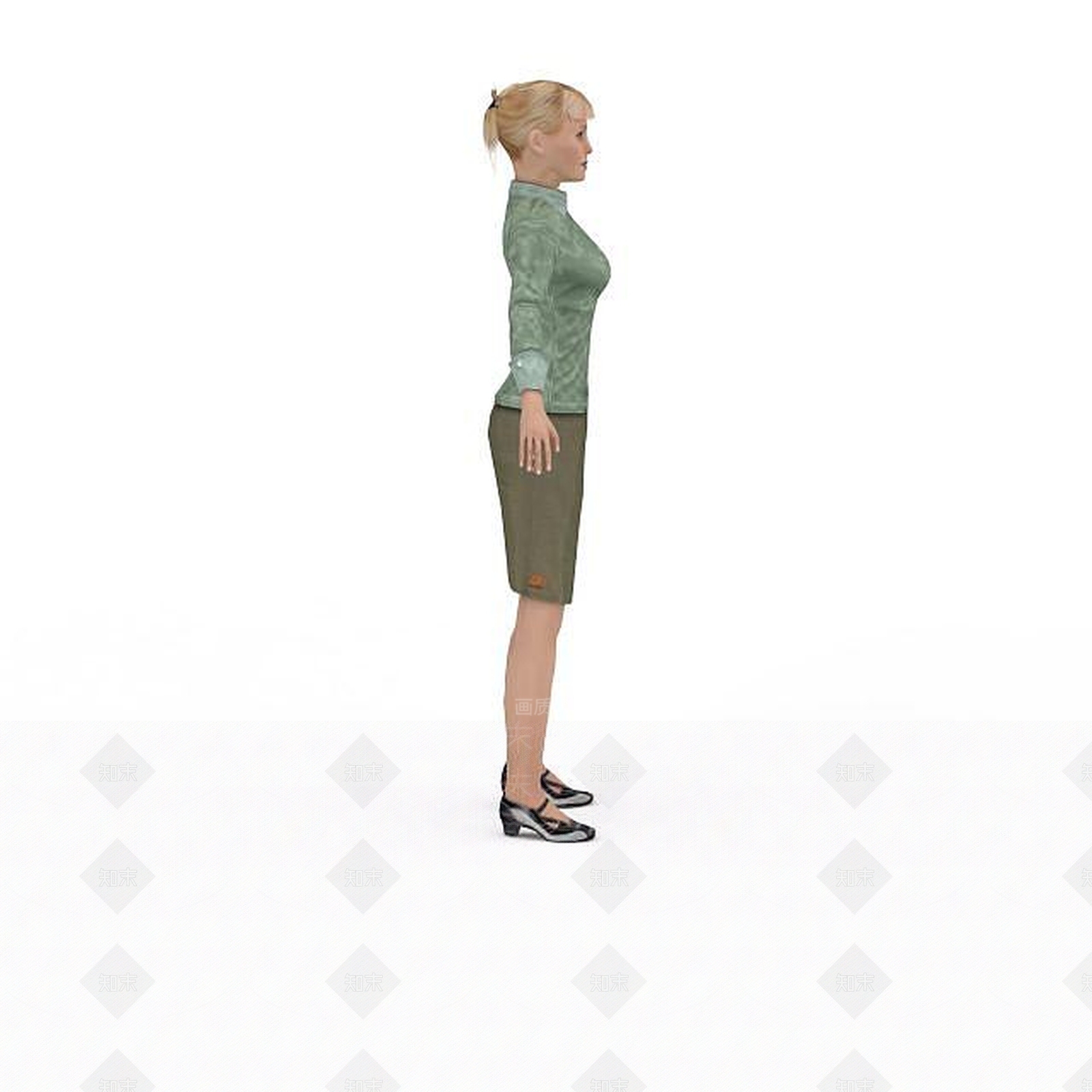 现代虚拟人物3D模型下载【ID:1199329076】