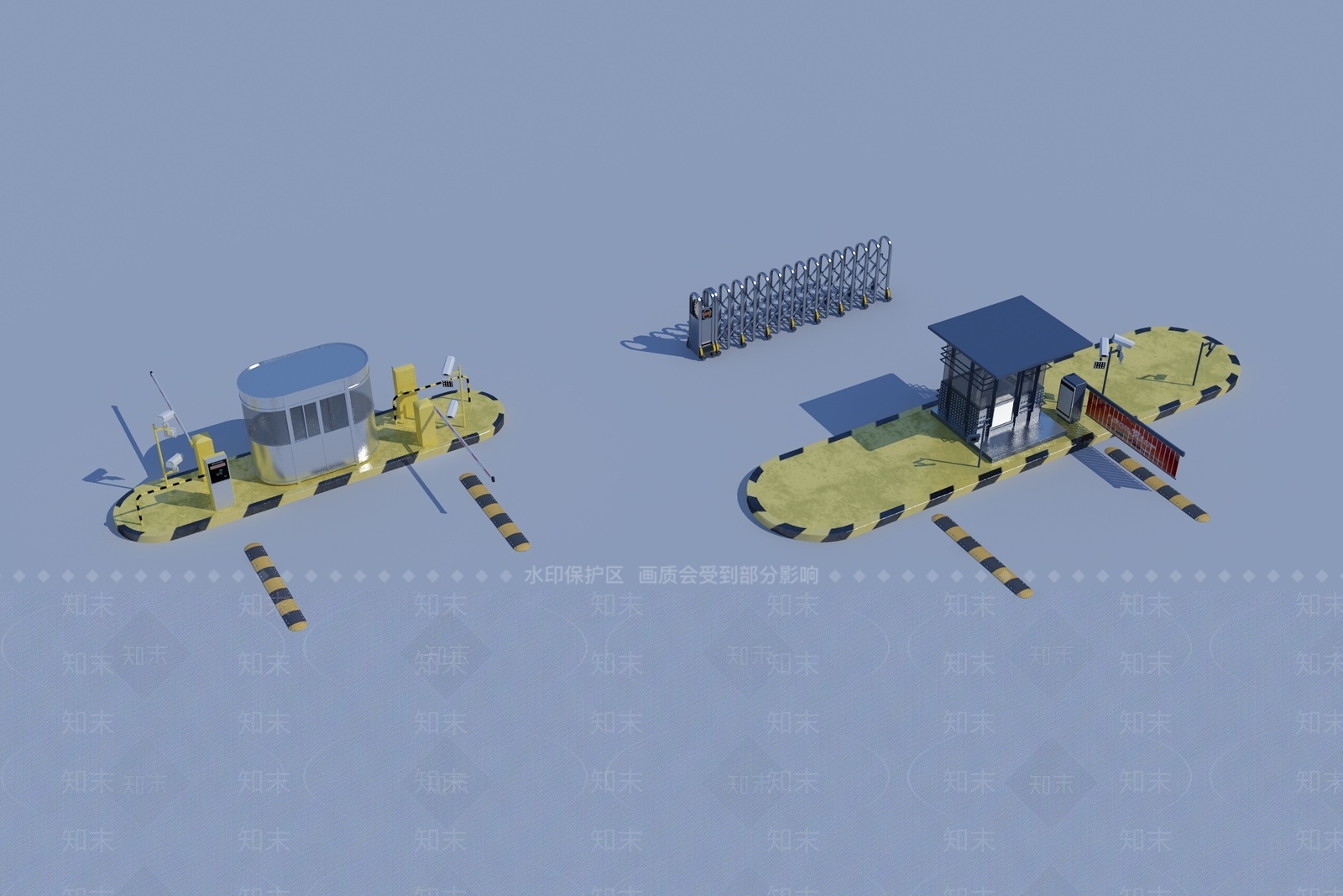 现代新中式其他公共建筑3D模型下载【ID:1192263721】
