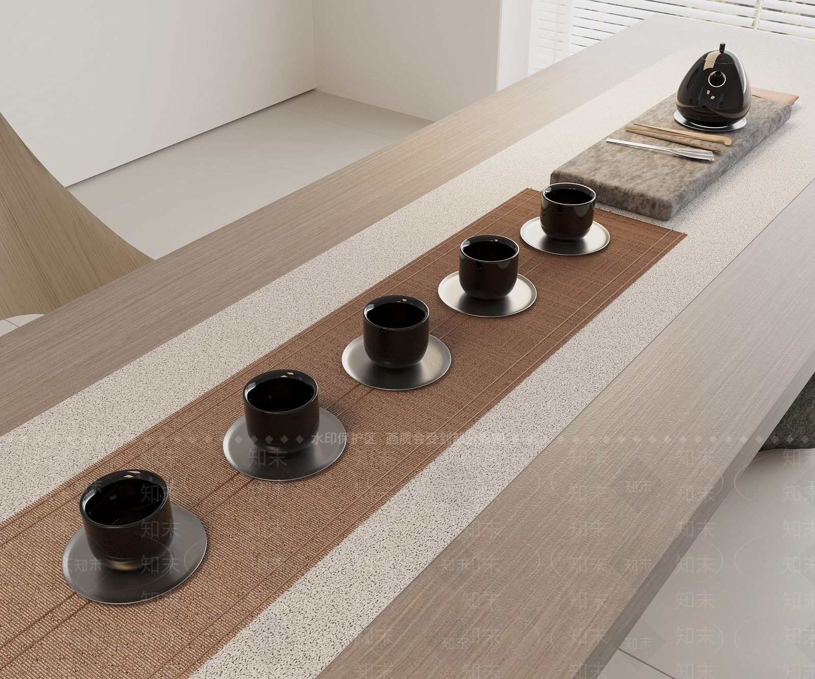茶具SU模型下载【ID:1192263977】