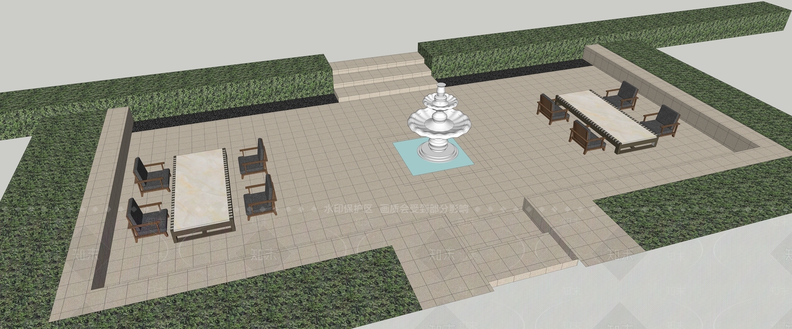 现代其他小品SU模型下载【ID:1192264507】