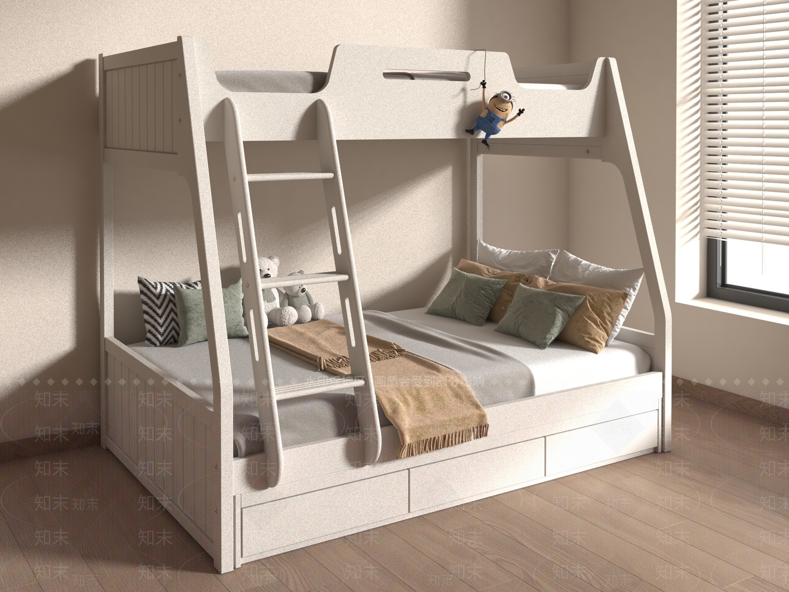 上下床3D模型下载【ID:1192265509】