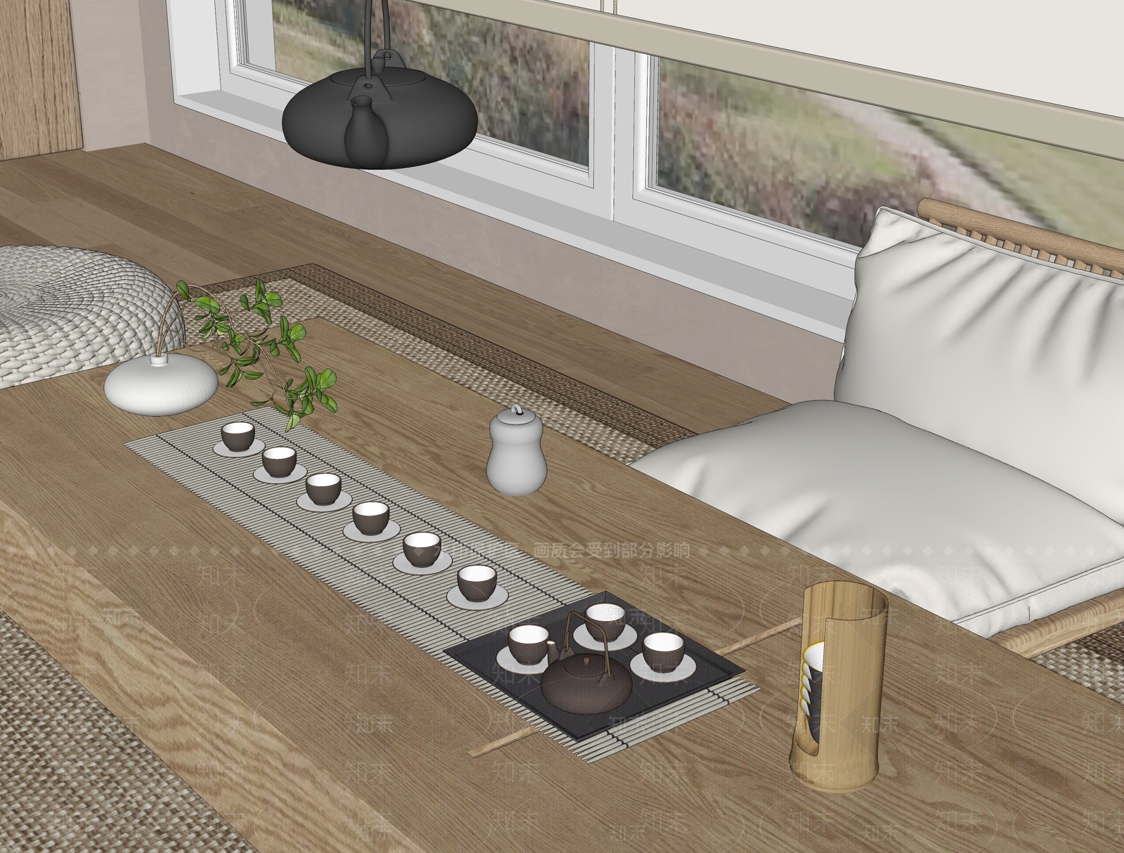 茶具SU模型下载【ID:1192265349】