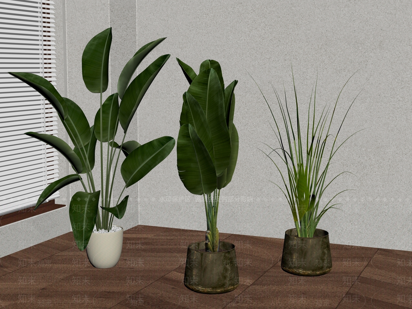 盆栽SU模型下载【ID:1192266001】