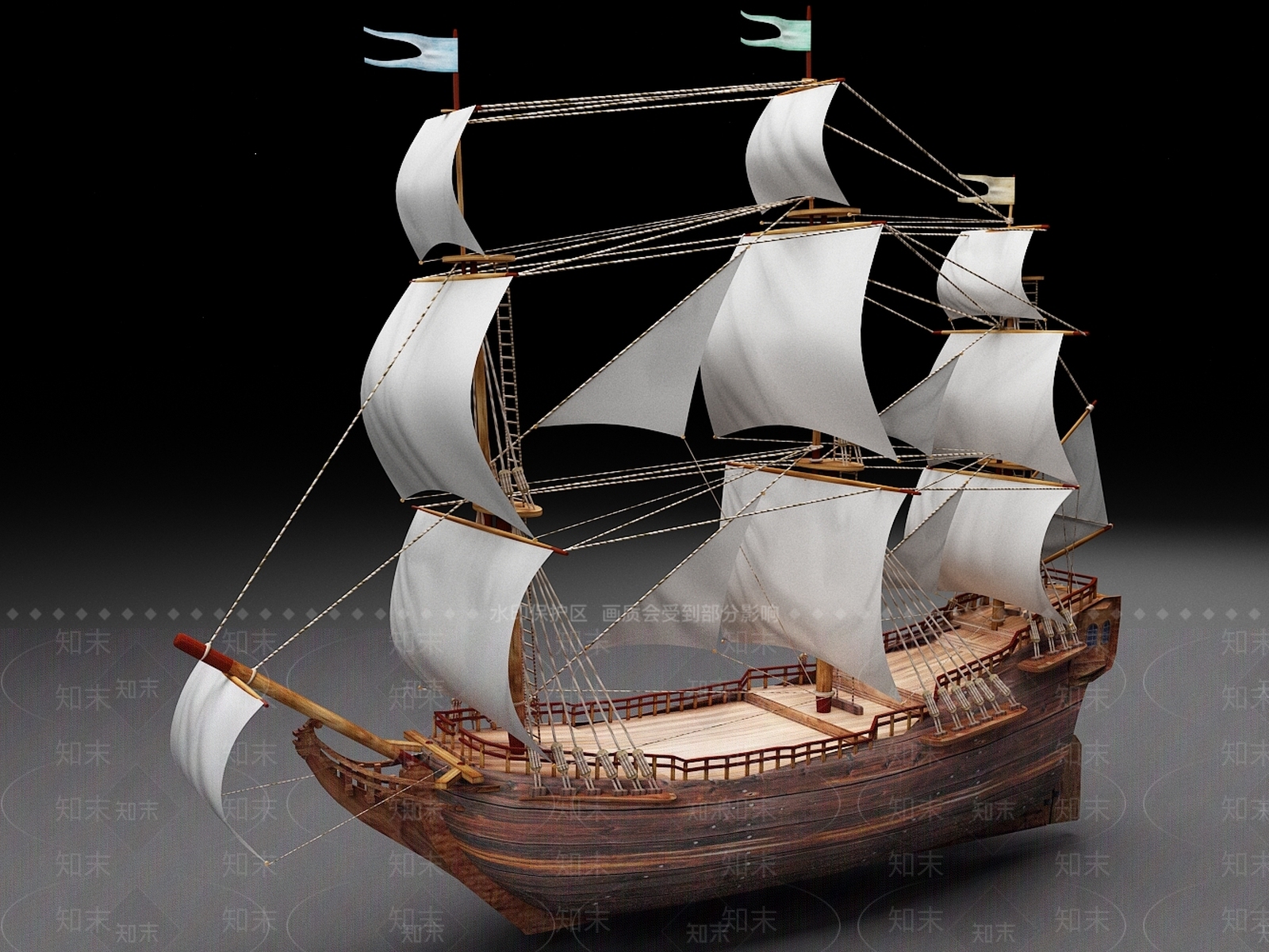 船3D模型下载【ID:1192266617】