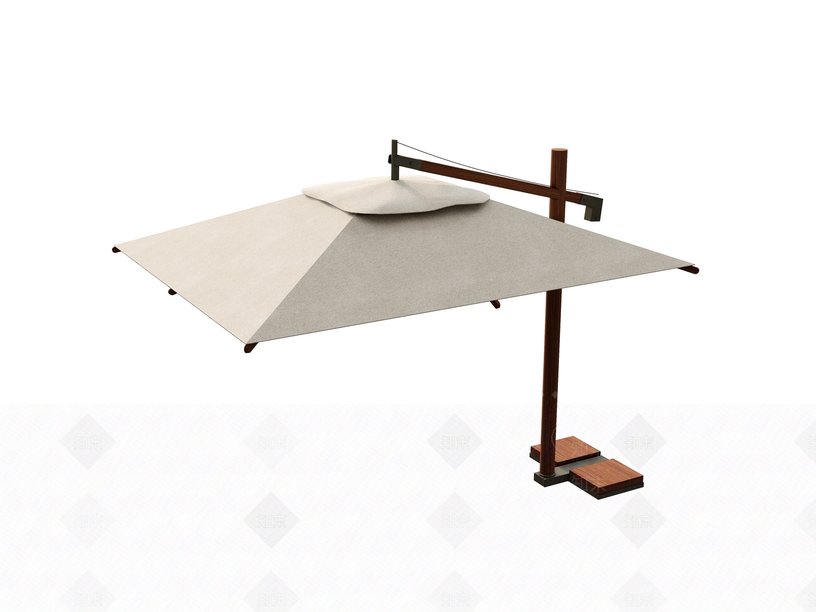 现代遮阳伞SU模型下载【ID:1192271355】