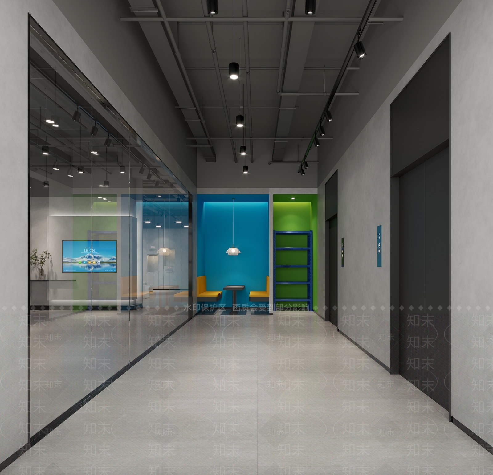 工业其他办公空间3D模型下载【ID:1192271801】