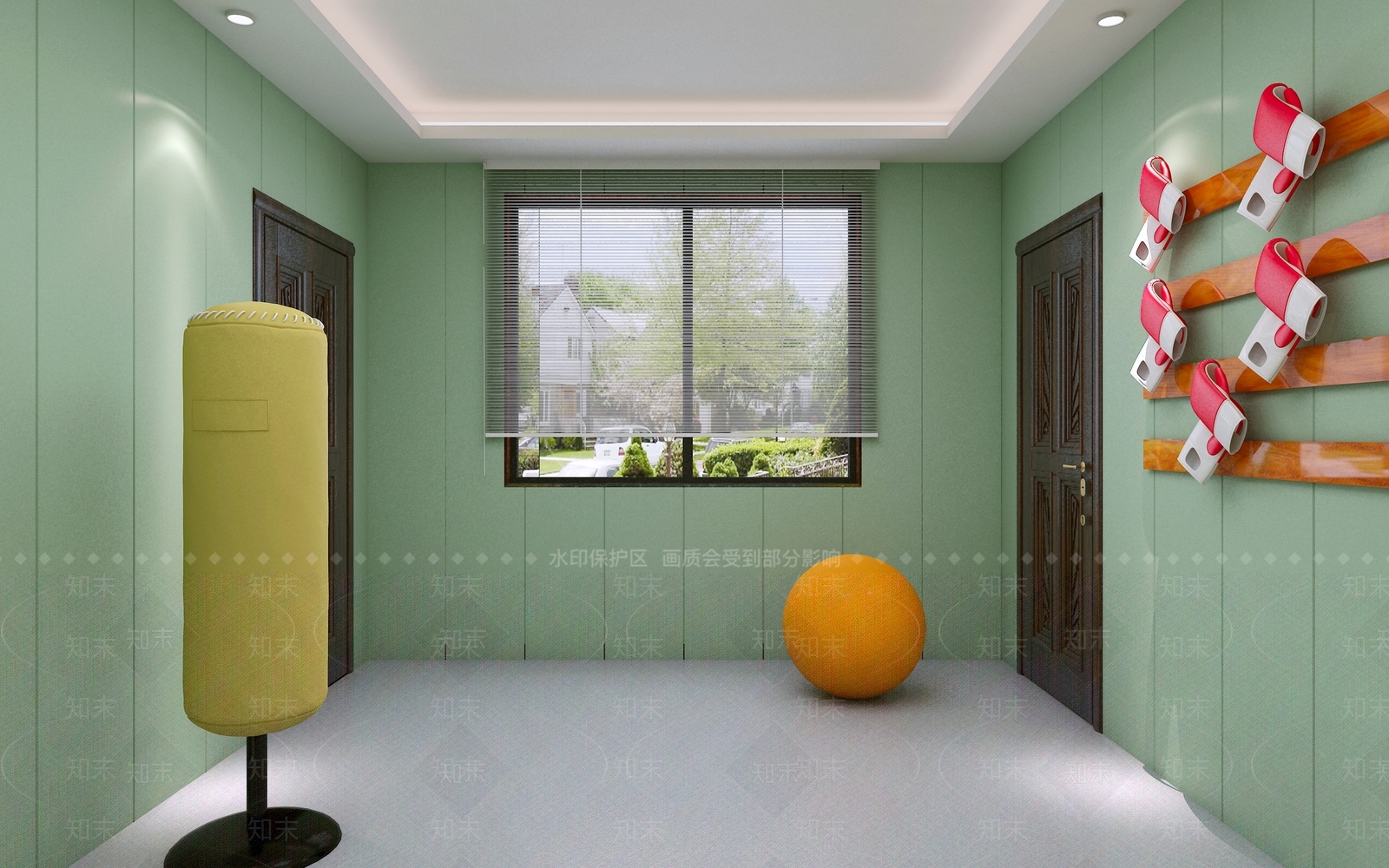 现代健身房3D模型下载【ID:1215111229】