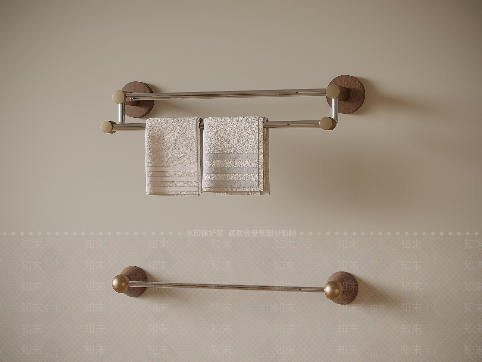 毛巾架3D模型下载【ID:1192280607】