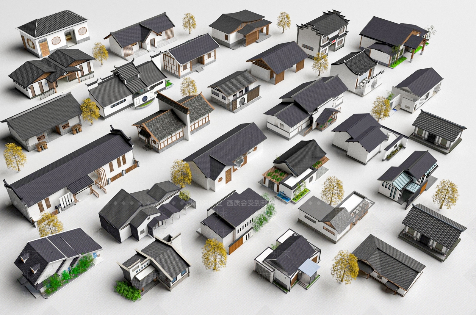 新中式公共卫生间SU模型下载【ID:1192282646】