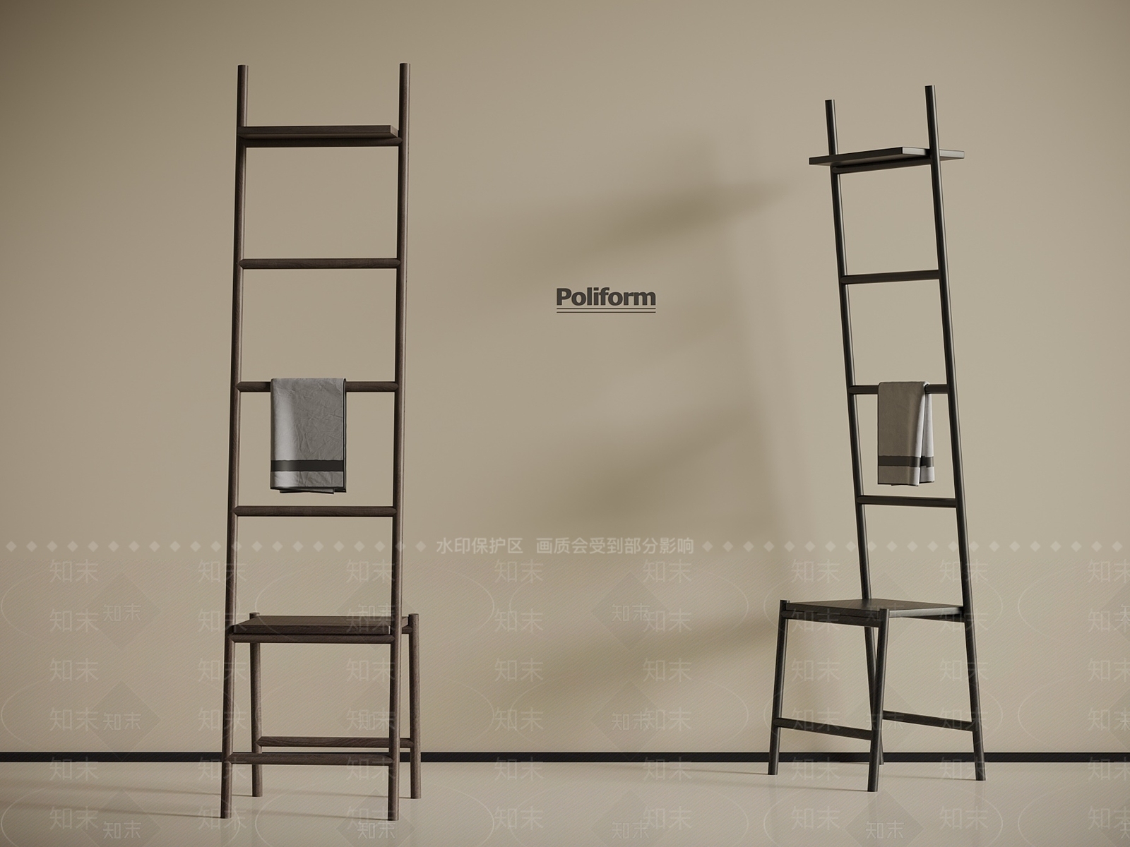 现代衣架3D模型下载【ID:1192282734】