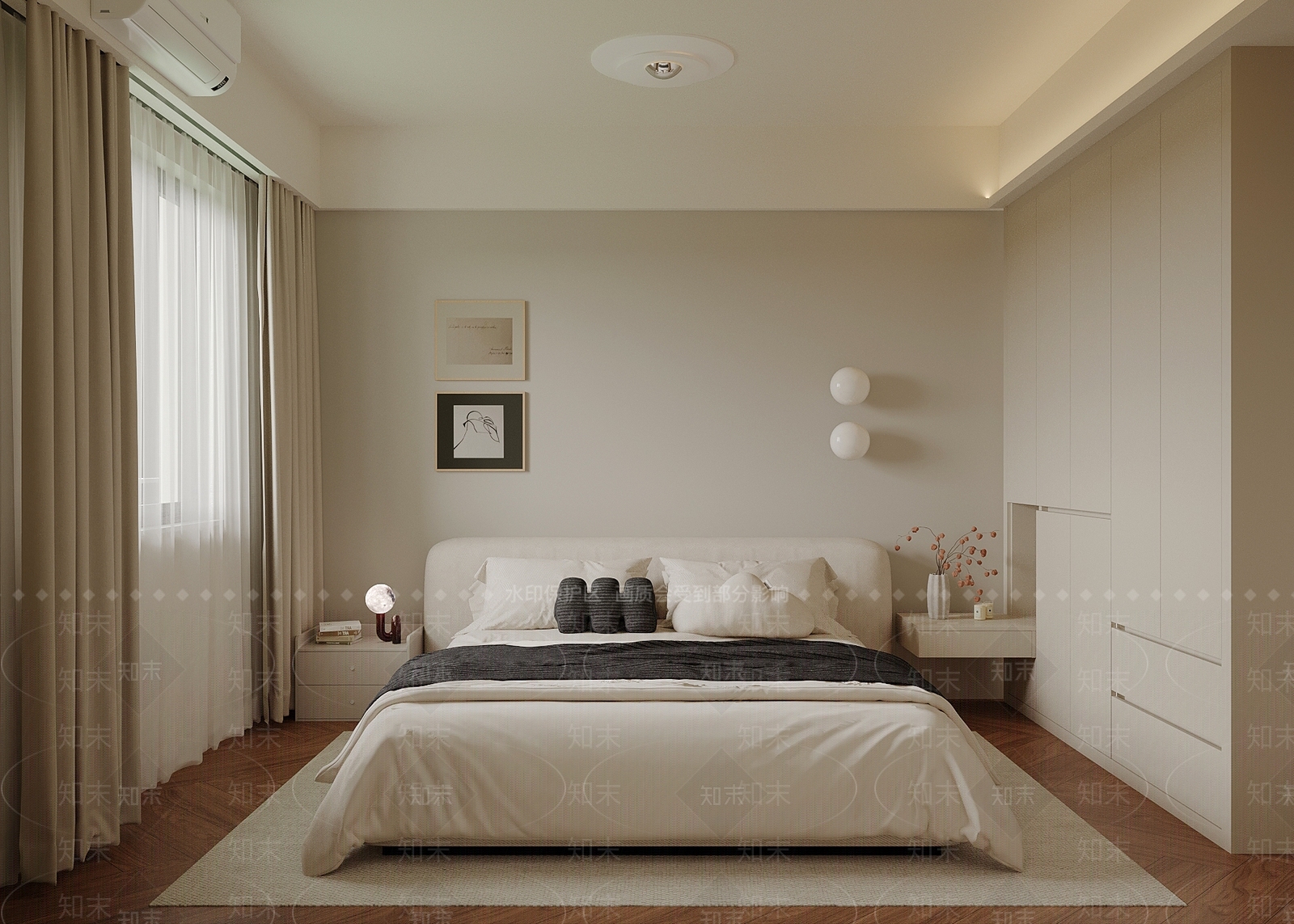 现代家居卧室3D模型下载【ID:1192284734】