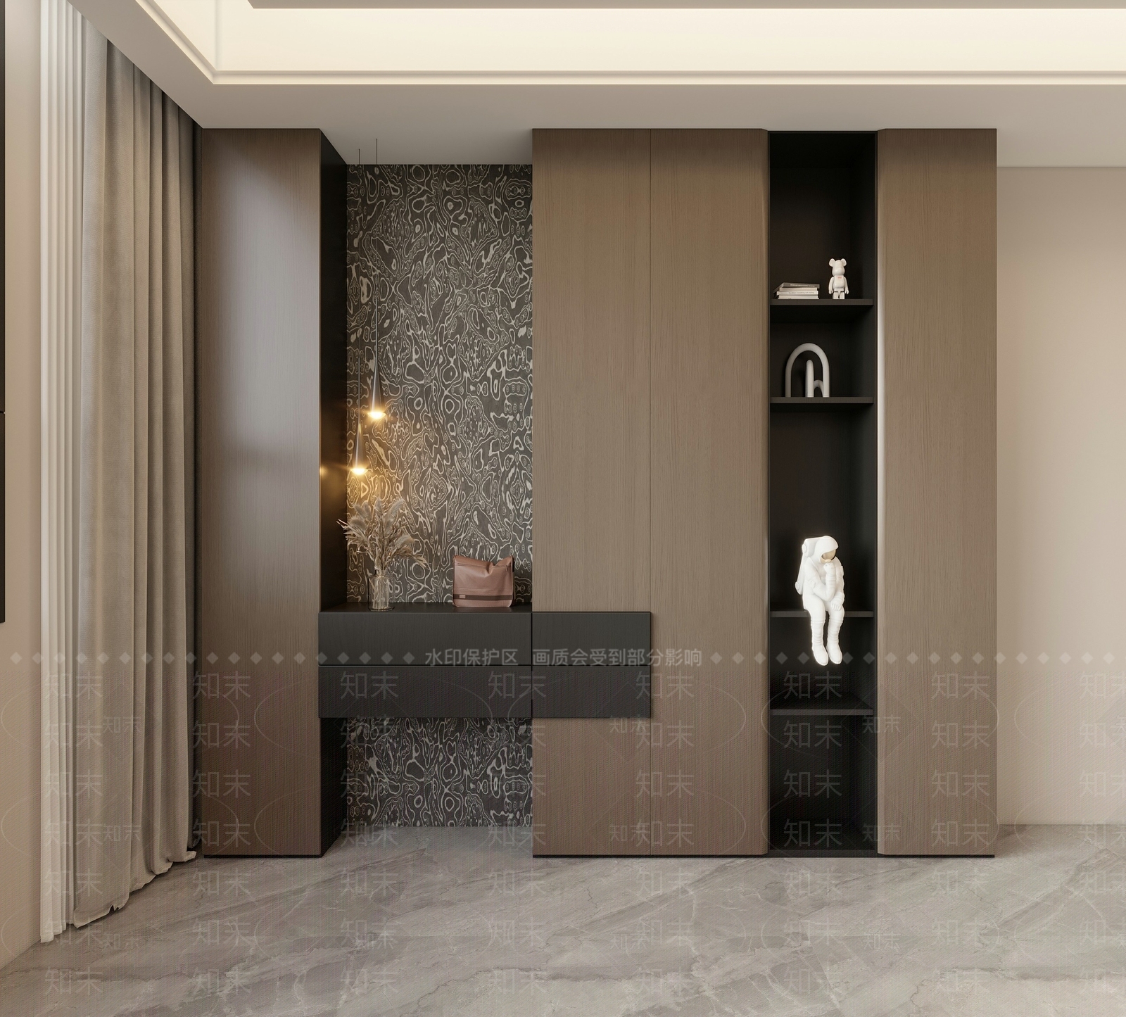 意式鞋柜3D模型下载【ID:1192288788】