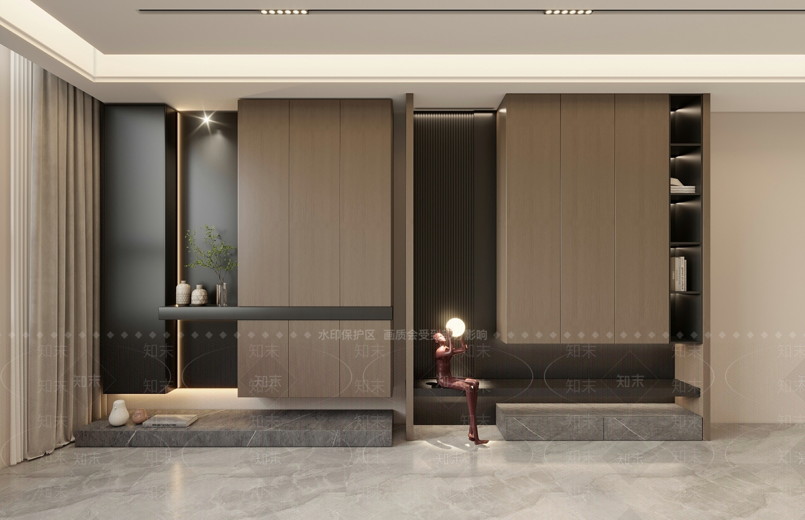意式鞋柜3D模型下载【ID:1192288896】