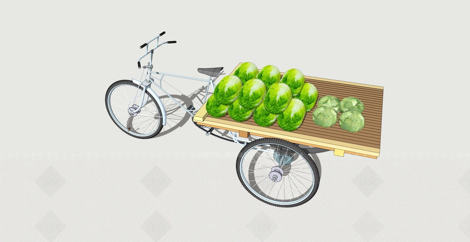 餐车SU模型下载【ID:1192291549】