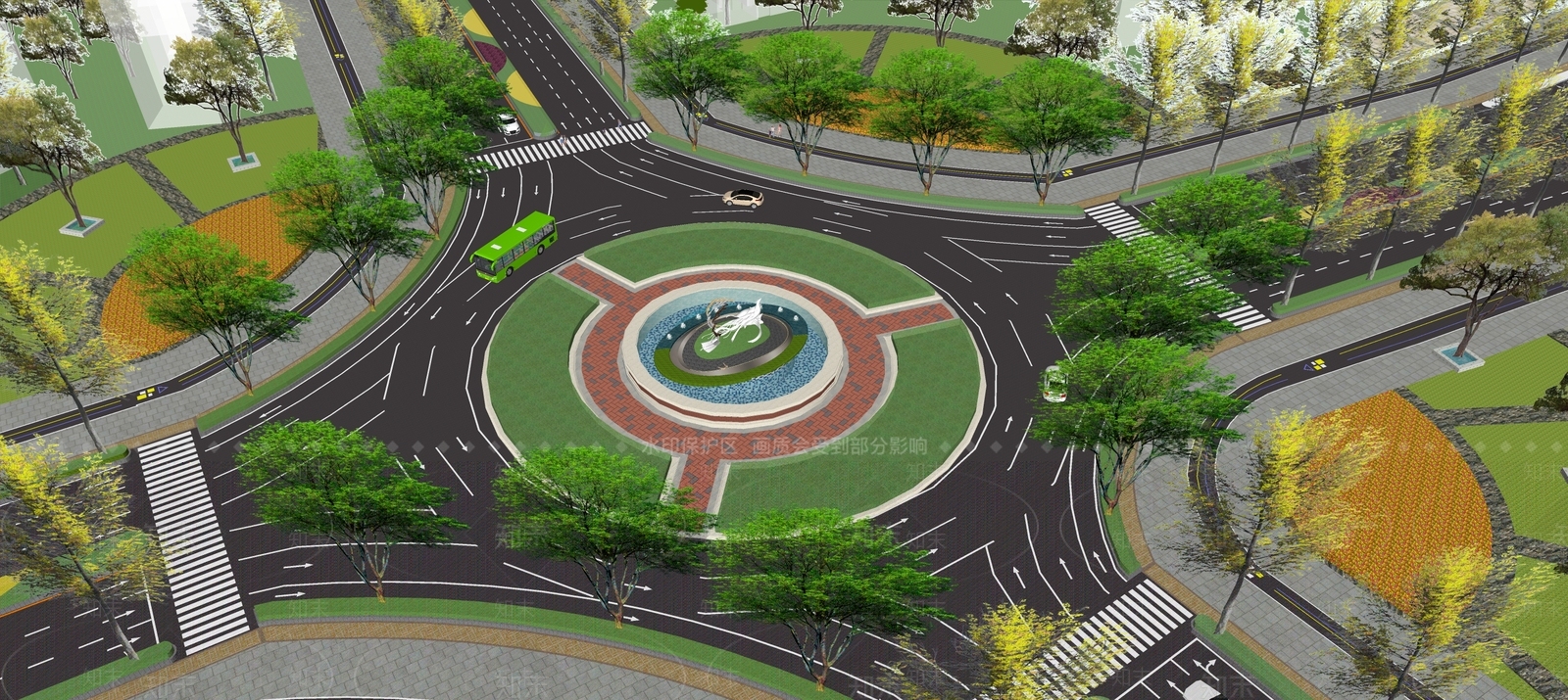 现代道路SU模型下载【ID:1192299915】